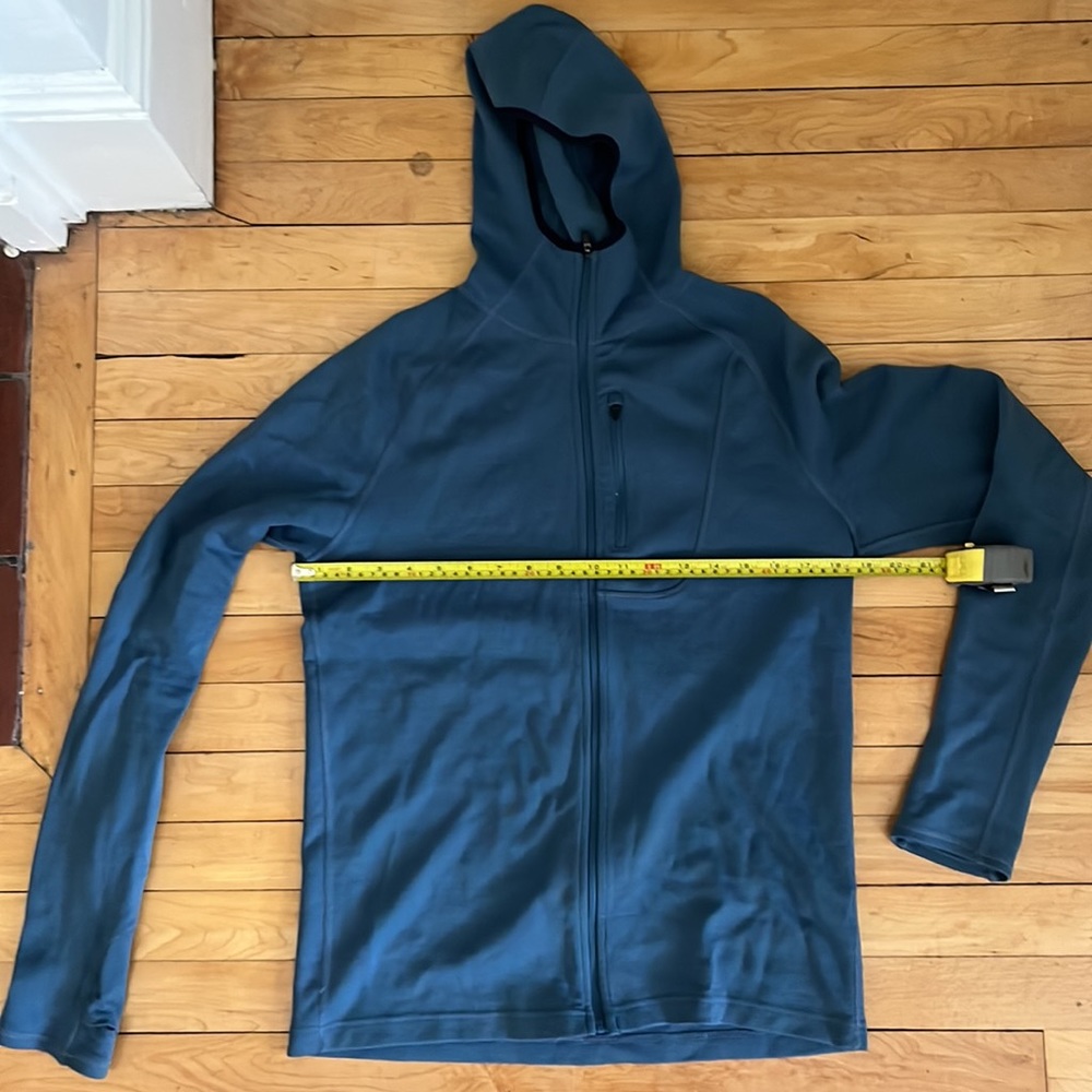 Medium Ibex Shak scuba zip hoodie 100% Merino Wool